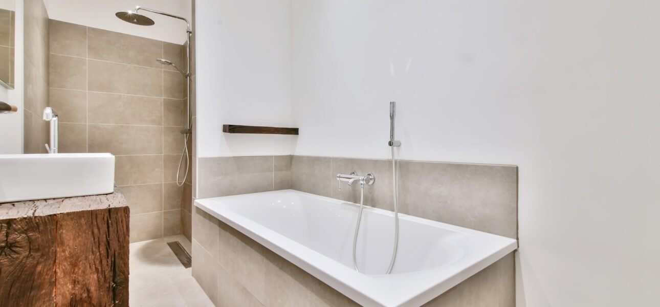 Interior of bathroom